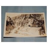 RARE FIRST CARS WIND RIVER CANYON WY. RPPC