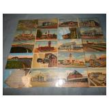 (20) Various Antique RAILROAD Postcards
