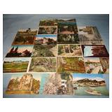 (21) Various Antique Postcards