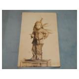 Antique 4 YEAR OLD IN INDIAN OUTFIT RPPC