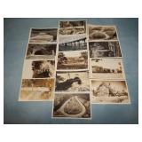 (13) c. 1930's COLUMBIA RIVER RPPC Postcards