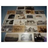 (21) Antique SCENIC etc. RPPC Postcards