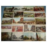 (20) Antique STREET VIEW ETC. Postcards