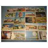 (20) c. 1939 WORLD'S FAIR Postcards