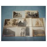 (8) Antique CLARK, MO RPPC Postcards