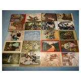 (20) Antique ROMANCE Postcards