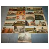 (21) Various Antique Postcards