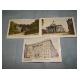 (3) Antique ZENO CHEWING GUM Postcards