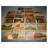 (20) Antique RAILROAD RELATED Postcards