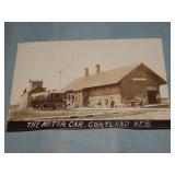c. 1908 Cortland Neb. MOTOR CAR RPPC
