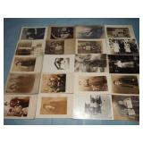(20) Antique PEOPLE RPPC Postcards