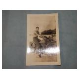 c. 1920's HARLEY DAVIDSON PHOTO Postcard