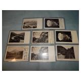(8) c. 1905 MIDLAND RR PHOTO Postcards