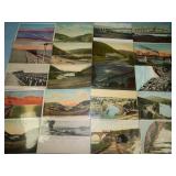 (20) Antique RAILROAD RELATED Postcards