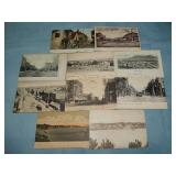 (10) Antique STREET VIEW Postcards