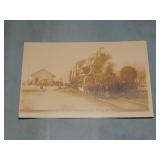 Antique LULING TX RAILROAD DEPOT RPPC Postcard