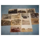(13) Antique INTERESTING RPPC Postcards