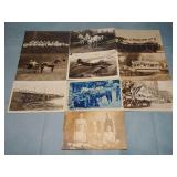 (10) Antique INTERESTING RPPC Postcards