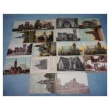 (18) Antique CHURCH Postcards