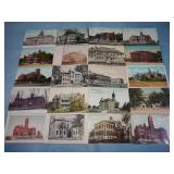 (20) Antique PUBLIC SCHOOL Postcards
