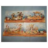 (4) HOUSTON CARNIVAL PILSNER BEER Postcards