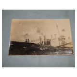 c. 1923 Honda Point SHIP Disaster USS SP Lee RPPC