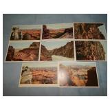 (8) Antique UNUSED GRAND CANYON Postcards