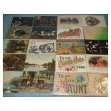(20) Various Antique Postcards