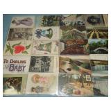 (20) Various Antique Postcards
