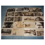 (20) Antique SCENIC RPPC Postcards