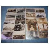 (20) Antique SCENIC RPPC Postcards