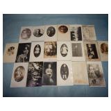 (20) Antique PEOPLE RPPC Postcards