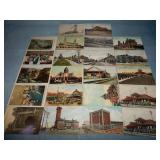 (20) Antique RAILROAD Postcards