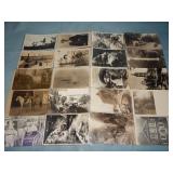 (20) Antique SCENIC etc. RPPC Postcards