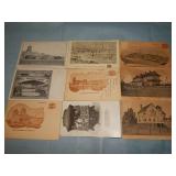 (9) Antique KATY RR Postcards