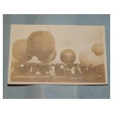 c. 1908 International BALLOON RACE RPPC Postcard