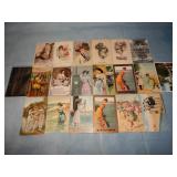 (20) Antique Postcards