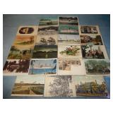 (21) Antique Postcards