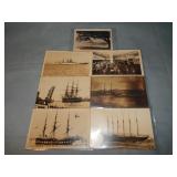 (7) Antique SHIP RPPC