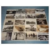 (20) Antique SCENIC etc. RPPC Postcards