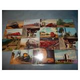 (15) Vintage LOCOMOTIVE RR Postcards