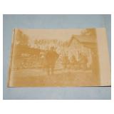 Antique CASKET/HERSE/FUNERAL Postcard