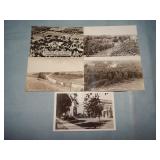 (5) Antique VERMILLION, SD RPPC Postcards