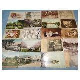 (20) Various Antique Postcards