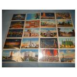 (20) c. 1933 WORLD'S FAIR Postcards