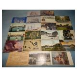 (21) Antique & OLD Postcards