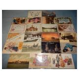 (21) Antique Postcards