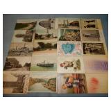 (20) Antique Postcards