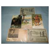 (6) Antique HAWAII PMCï¿½s Etc. Postcards