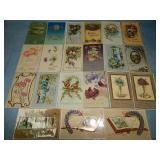 (21) Antique UNUSED Postcards